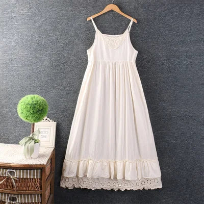 Spring Summer Sleeveless Sling Dress Women