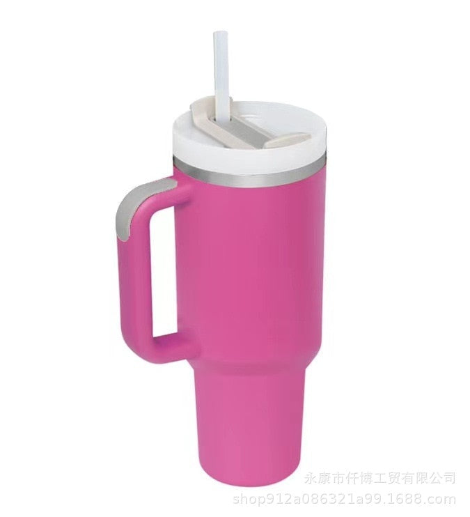 Stainless Steel Mug Coffee Cup Thermal  Mugs Thermos Tumbler with Handle