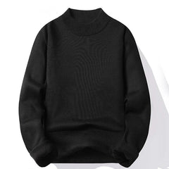 Men Sweater Knit Pullovers Turtleneck Casual