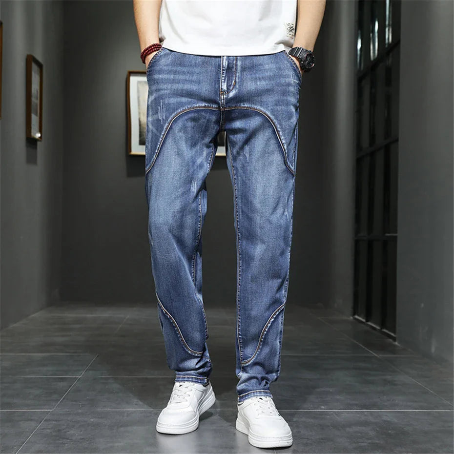 Casual Baggy Straight Men Jeans