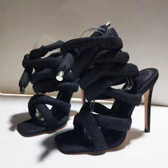 Stuck In The Moment Ankle Strap Heels