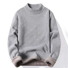 Men Sweater Knit Pullovers Turtleneck Casual