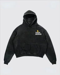 Y2K Gothic Letter Blast Print Graphic Hoodies Harajuku Casual Pullover Streetwear Sweatshirts