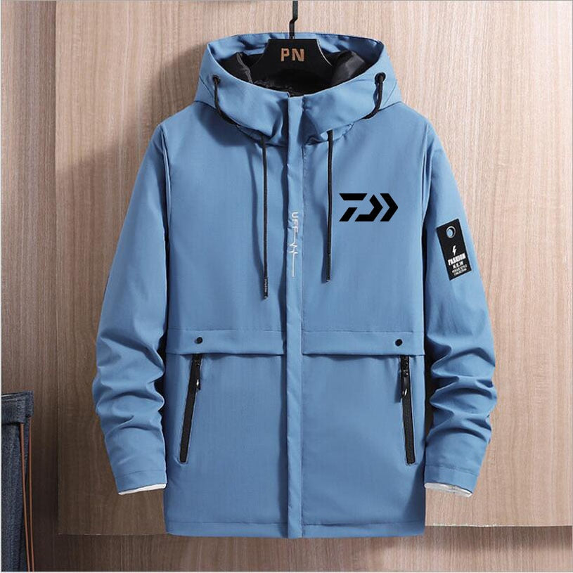 Spring Autumn  Fishing   Jacket Hooded Windbreaker Senior Cycling Leisure Sportswear Top