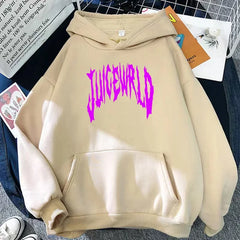 2024 Funny Printing Hoody Men's Street Casual Sweatshirt Autumn Loose Hooded