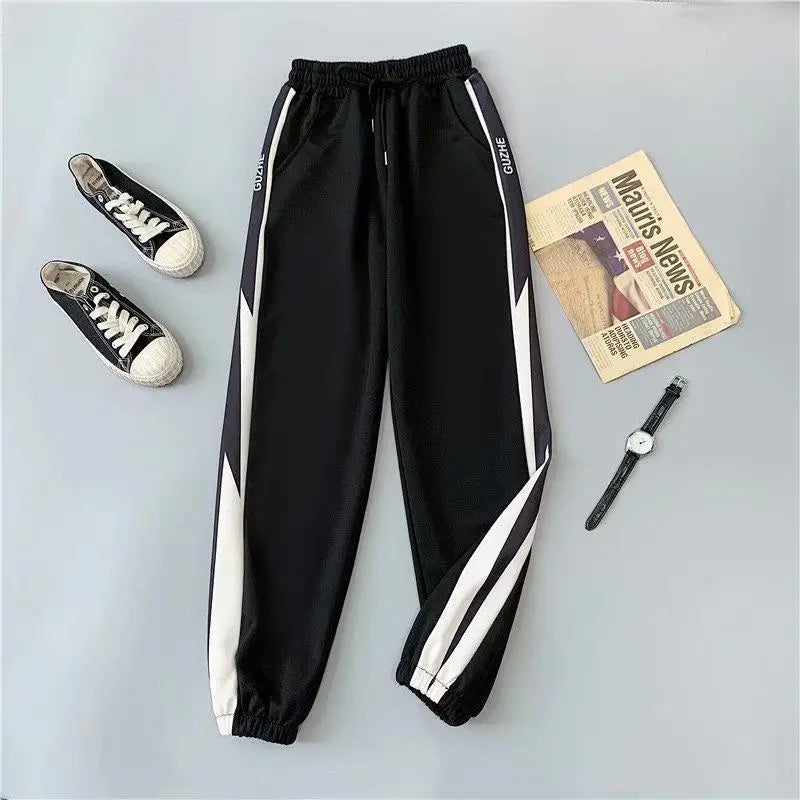 Sweatpants Women Casual Trousers Joggers Black Hip Hop Sports Pants Loose