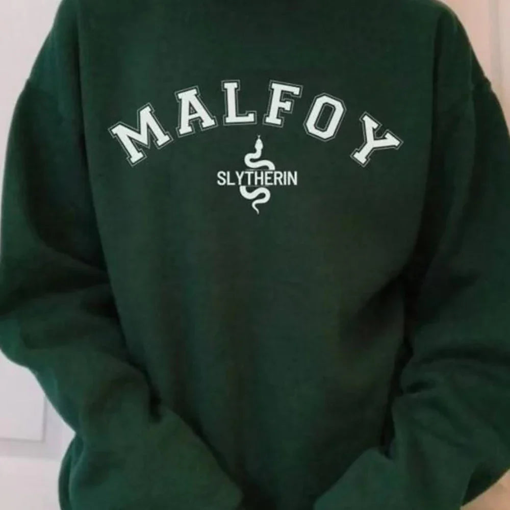 Malfoy Sweatshirt Sweatshirts Crewneck for Women