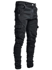 Jeans Men Slim Fit Denim High Quality