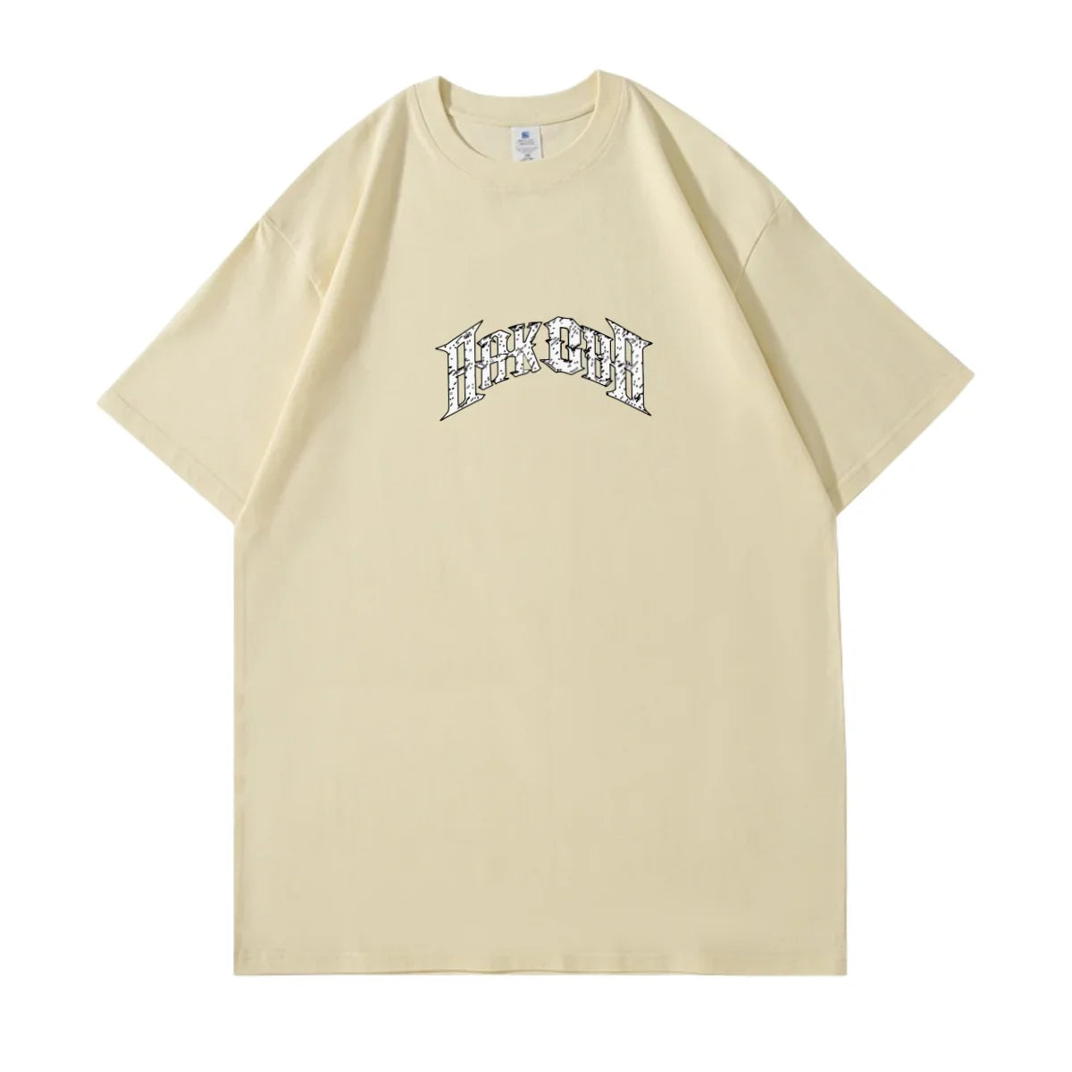 Summer Men's plus Size T-shirt Hip Hop Lette Printing Streetwear Tees