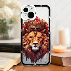 Soft Lion iPhone Case: Stylish Cover