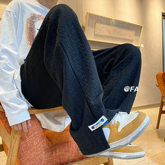 Men's Sweatpants Loose Trousers with Classic Style and Vintage