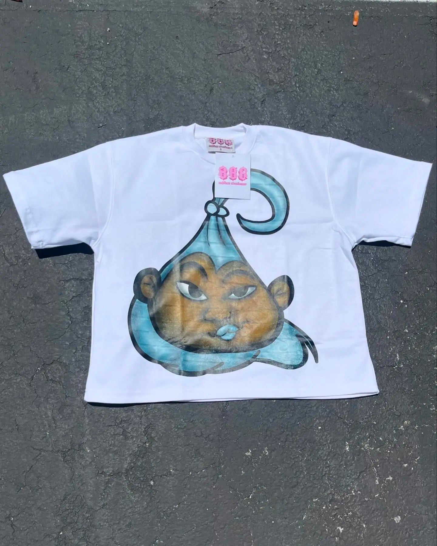Y2K Gothic Punk Cartoon T-Shirt Oversized Harajuku Top for Men's