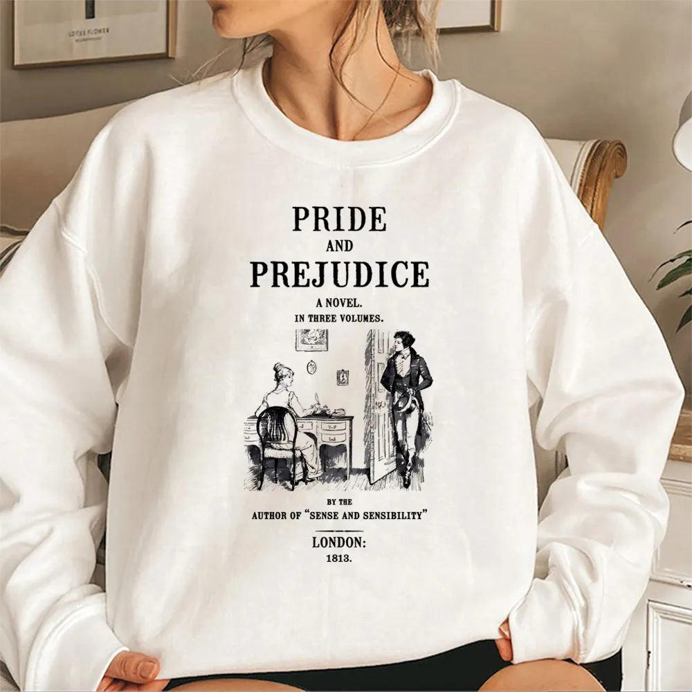 Pride and Prejudice Sweatshirt Casual Pullovers