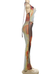 In Your Head Mesh Jumpsuit