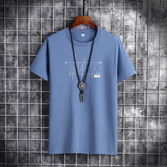 Mens Shirts Casual Short Sleeve Clothes High Quality Printed Cotton