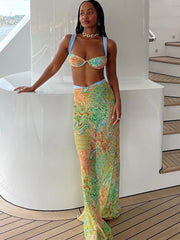 Poolside Maxi Skirt Set