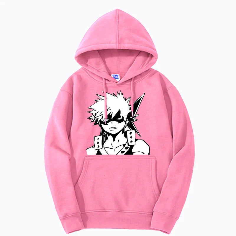 2024 My Hero Academia Men's Hoodie Anime Streetwear