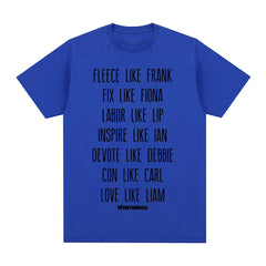Men's Letter Print Vintage Tees Tops