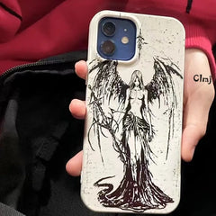 iPhone Cover Goth Angel Phone Case