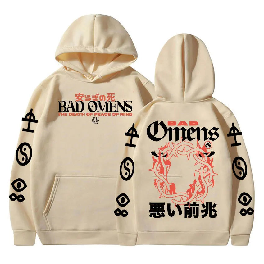 Bad Omens Tour Music Concert 2023 Print Hoodie Men