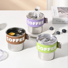 Stainless Steel Thermal Cup Adult Children Water Cup Easy To Clean Outdoor