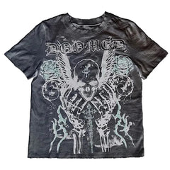 Retro Skull Women T-Shirt Oversize
