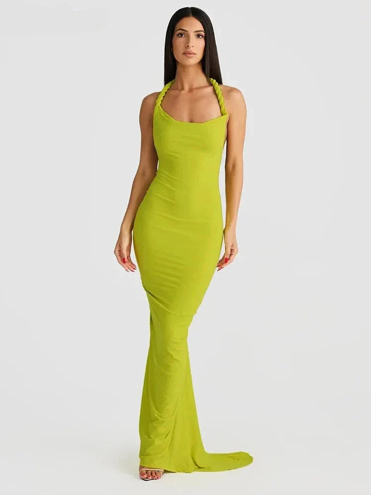 Serenity Backless Maxi Dress