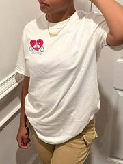 Broken Love Sad Mood Funny Graphic Print Tshirt Fashion Streetwear