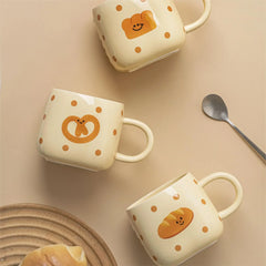 Creative French bread mug, household milk breakfast cup , drinking cup, afternoon tea coffee cup