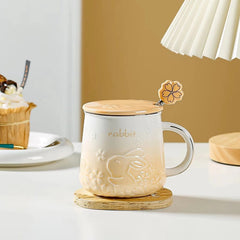 Luxury cherry blossom high beauty mug with gift