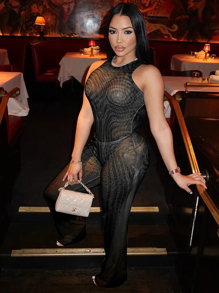 Fatima Wide Leg Trouser Set