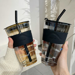 Coffee Glass Cup Heat Resistant Coffee Mug Wine Glasses Portable