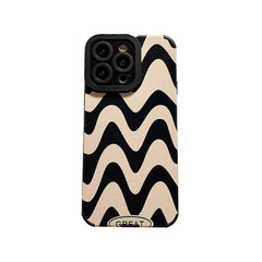 Black & White Zebra Shockproof Case for iPhone