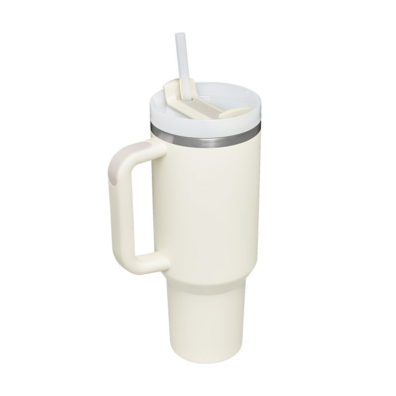 Stainless Steel Mug Coffee Cup Thermal  Mugs Thermos Tumbler with Handle