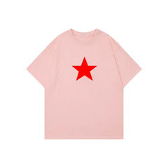 Men's Casual T-Shirt Star Printed Streetwear