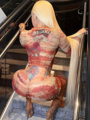 Shanice Mesh Leggings Set