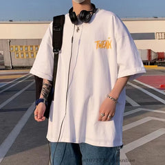 Men's Anime Skateboard T-shirt Hip Hop Fashion