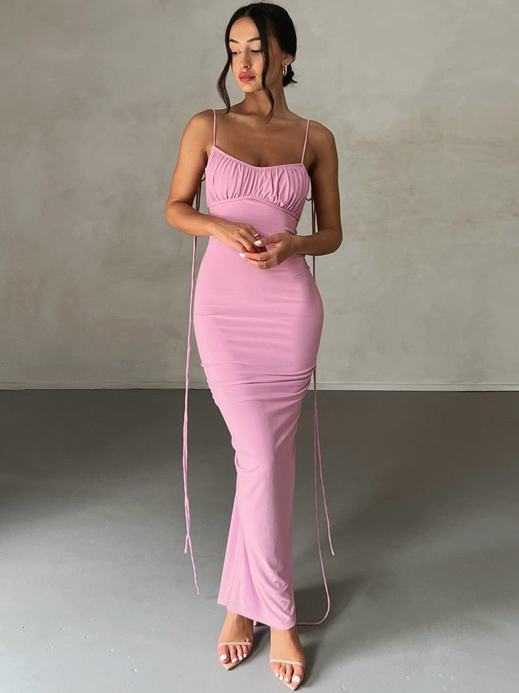 Lori Backless Maxi Dress