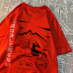 Japanese Style Car Funny Original Design Man T-Shirts