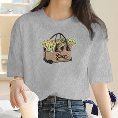 Interesting Graphic Print T-Shirt