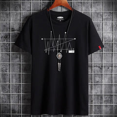 Men's Print Magnetic Waves Tees