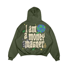 Y2K Gothic Planet Print Hoodie Women Harajuku Hip-Hop Sweater