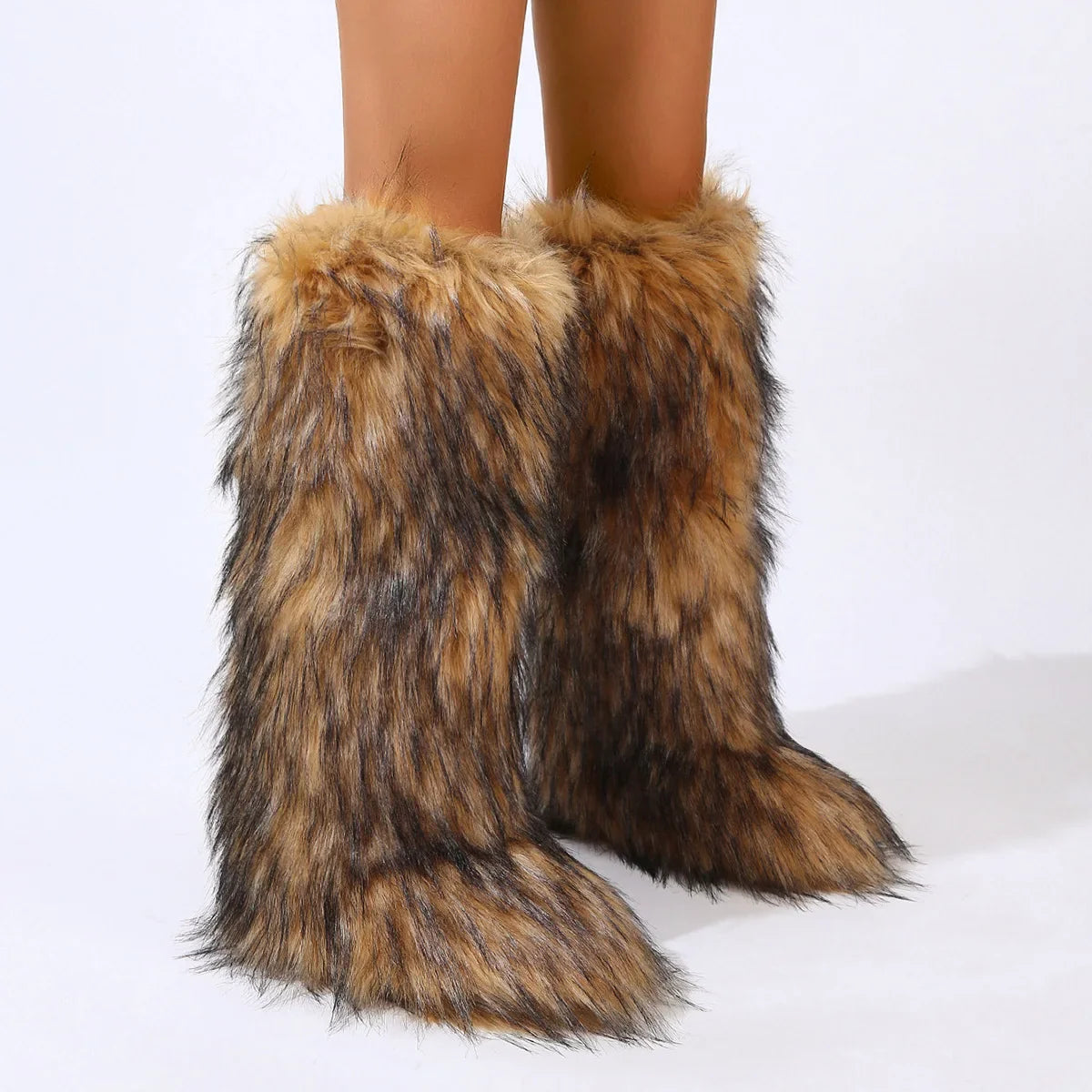 Cold Days Thigh High Fur Boots