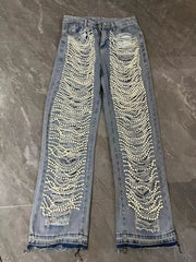 Oh So Pearly High Waisted Jeans