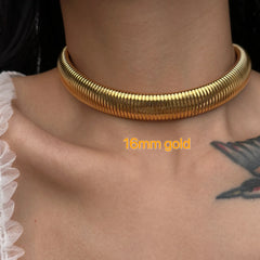 Radiant Orbit Choker Necklace