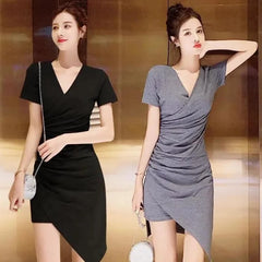 2024 Sexy Temperament Dresses for Women Slim Fit and Slim Sexy Wrap