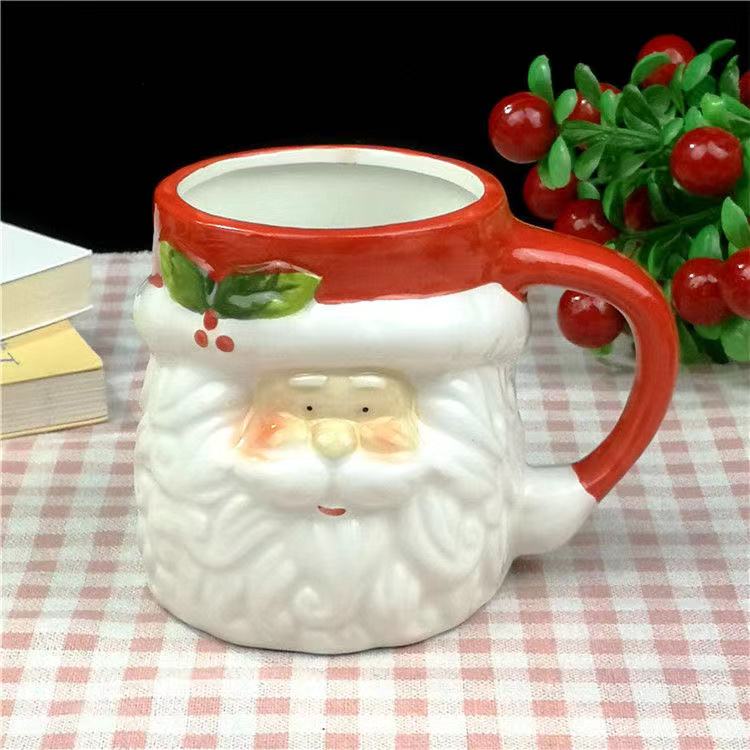 Christmas Ceramic Tea Mugs Funny Coffee Mug Cute Water