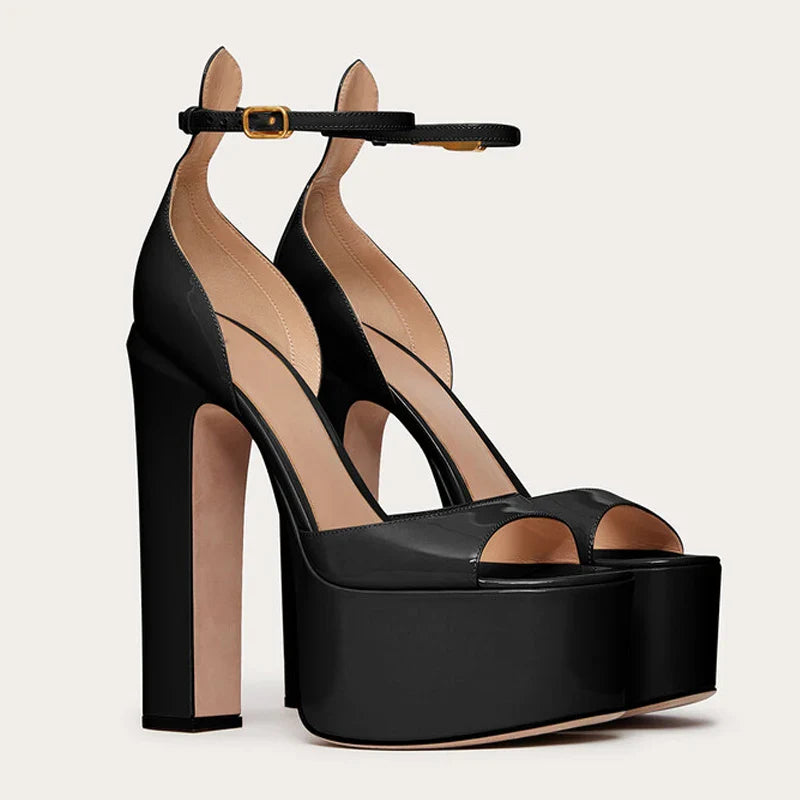 Staying Awhile Platform Heels