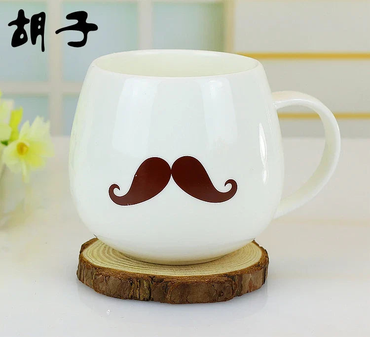 Cute Doraemon Hello Kitty Mug Ceramic Cup Fat Belly Cup Lovers Cup Creative Cartoon Bulb