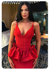 Huda Peplum Bandage Dress